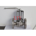 Top Entry Flanged Cast Steel Ball Valve